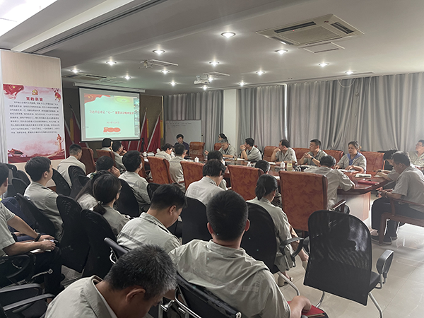 承德蘇墾銀河黨委開展“學(xué)習(xí)習(xí)近平總書記‘七一’重要講話精神，推進(jìn)黨史學(xué)習(xí)教育”專題黨課(圖3)